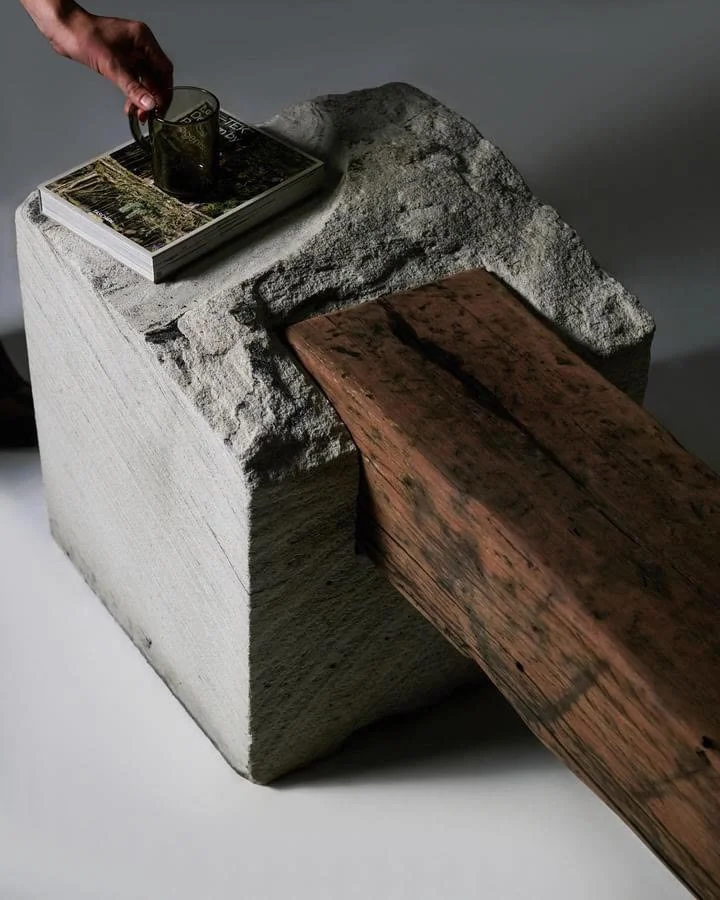 Greau Object handcrafted furniture piece (02) — regenerative material design, Illawarra NSW